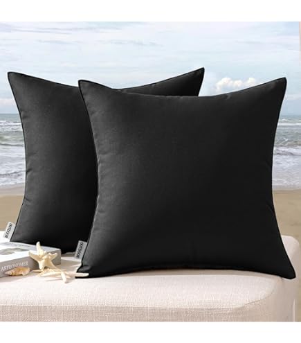 Outdoor Pillow RSH DECOR: Sunbrella Lumbar Throw Pillows Set Of 4 | 20" X 12" | Water And Fade-Resistant Performance Fabric | Covers With Down-Alternative Inserts | Canvas Jockey Red Sunbrella Outdoor Cushions