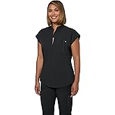 KOI Solis x Catrin Women's 2-Pocket Zipper-Neck Scrub Top