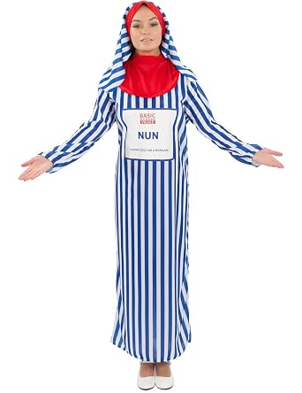 Cheap Fancy Dress Female Nun Fancy Dress Costume: Amazon.co.uk ...