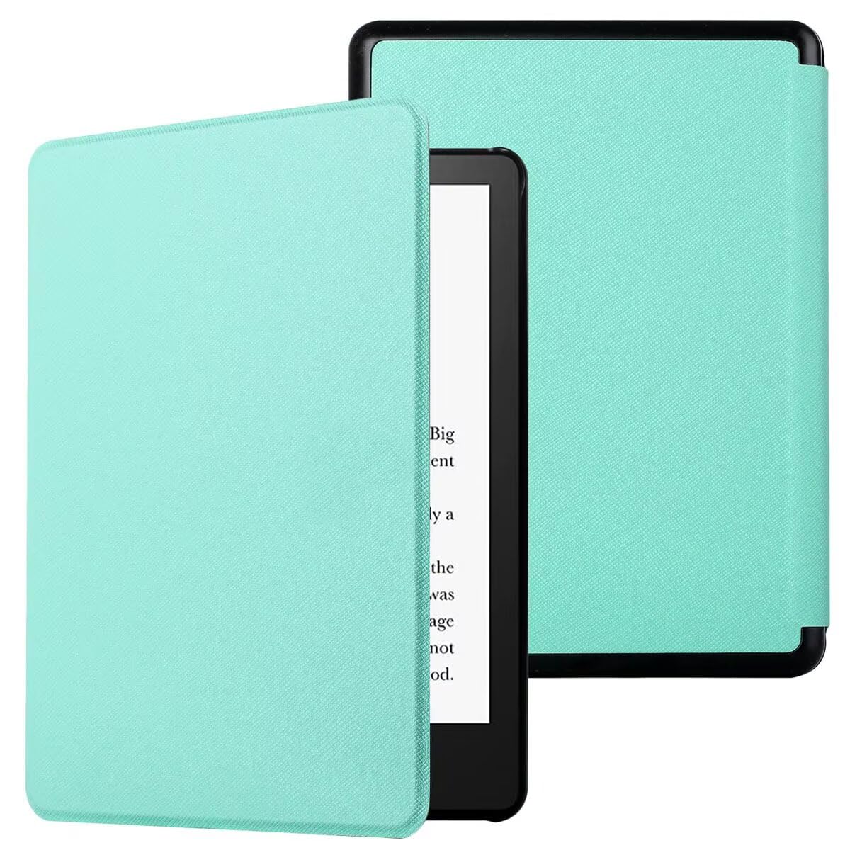 MOKASE Case for 6.8" Kindle Paperwhite (11th Generation 2021), PU Leather Magnetic Cover with Smart Auto Wake/Sleep for 6.8" Kindle Paperwhite & Signature Edition & Kids E-reader 2021, Mint