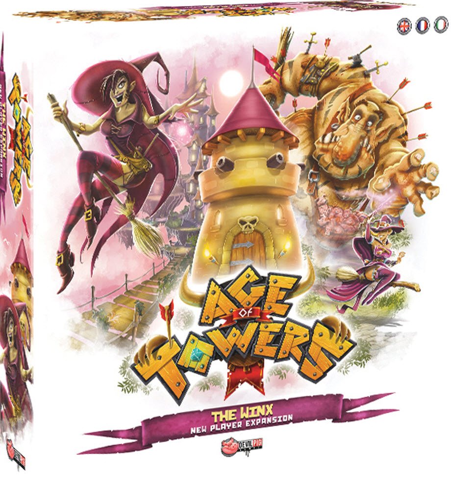 Devil Pig Games Asmodee - Age of Towers: The Winx Expansion