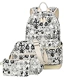 JiaYou Canvas Laptop Bag Shoulder Bag Pen Bag 14L