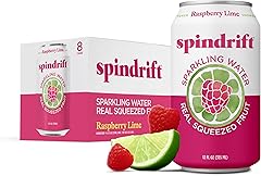 Spindrift Raspberry Lime Sparkling Water, 12 Fl. Oz. Cans (Pack of 8)
