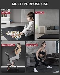 HAPBEAR Extra Large Exercise Mat-12'x6'x8mm