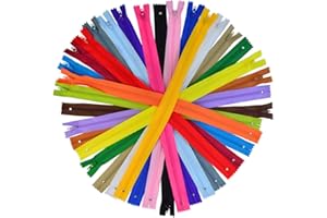 80 Pieces Nylon Coil Zippers Bantoye 16 inches Colorful Sewing Zippers Supplies for Tailor Sewing Crafts 20 Assorted Colors