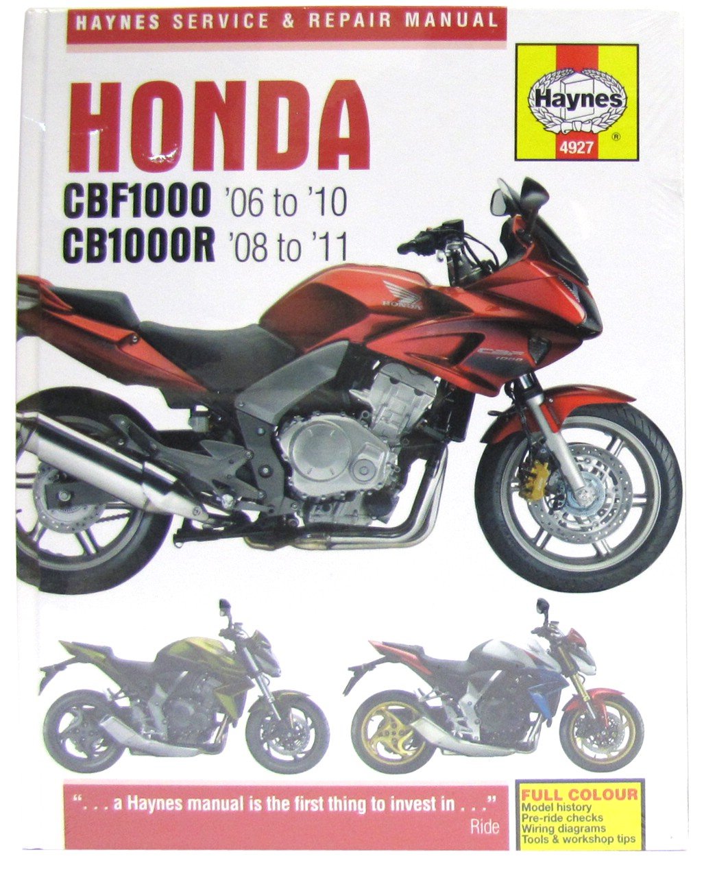 Honda CB 1000 RA (ABS) (UK) 2009-2011 Manuals - Haynes (Each):  Amazon.co.uk: Car & Motorbike