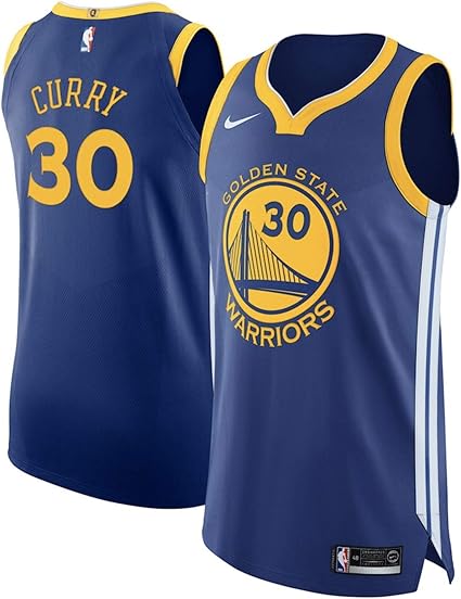 curry blue jersey