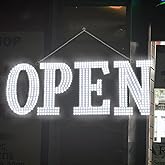 Open Signs for Business,30x10 inch Ultra Bright Open Sign Led for Window Wall Door w/Remote Control Bar Cafe Salon Barber Resturant Retail Store