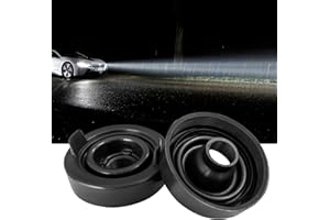 Bestmoy Car Headlight Dust Covers - 80mm Rubber Seal Caps for Auto LED Lights, Fits for Cars, Trucks, and SUVs - Pack of 2