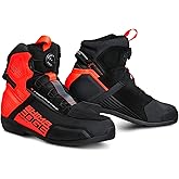 SHIMA Edge Motorcycle Riding Shoes Men Women Ventilated Waterproof Leather Boots Summer Suede ATOP Street Sport Stealth