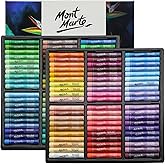 Mont Marte Extra Soft Oil Pastels Vibrant Hues Premium 120pc, Assorted Bright Colors, Vibrant, Buttery, Versatile Art Pastels