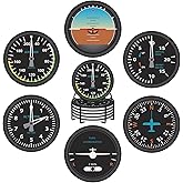 Aviation Absorbent Drink Coasters with Holder, Set of 6 Ceramic Coasters with Cork Base Pilot Gifts for Aviation Lovers