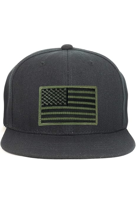 Toddler American Flag Hat Armycrew Youth Kid Size White American