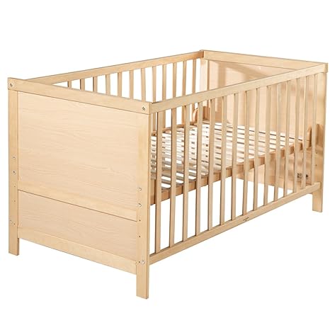 Nevera Cuna de madera 3 alturas Natural de colores • Baby ...
