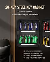 Uniclife 20 Position Key Cabinet with Combination Lock Security Box view 3