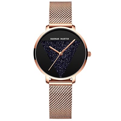 Hannah Martin Rose Gold Diamond Dial Women's Analog Kuwait