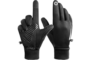 YukiniYa Kids Winter Warm Gloves for Boys Girls 3-15 Years Running Cycling with Waterproof Coating Anti-slip Touchscreen