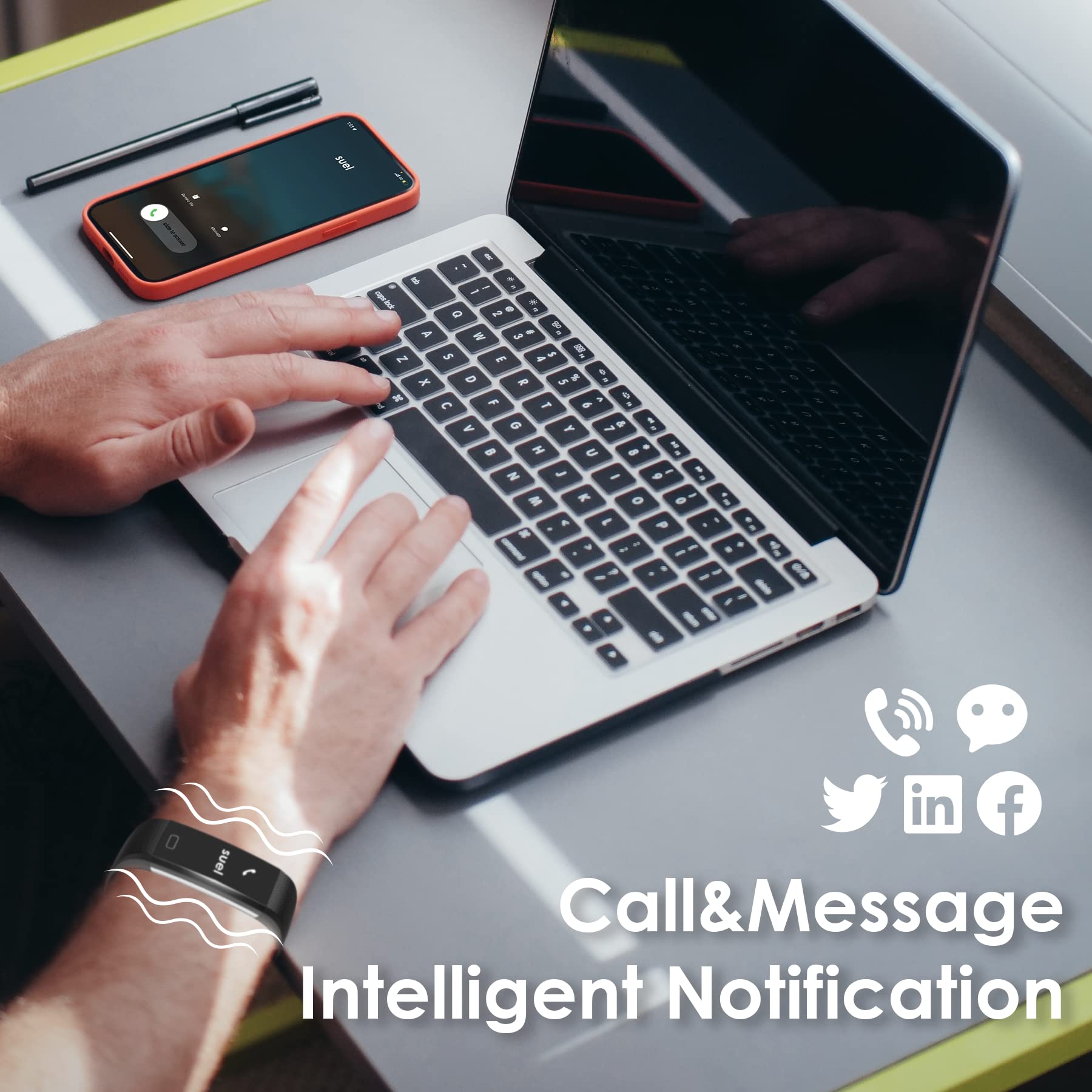 threesheep Fitness Tracker for Men and Women,Fitness Watch Waterproof with Activity Tracker and Sleep Monitor,Smart Watch for Android and iOS Phones(Black)…… - Image 6