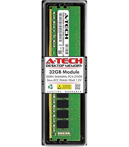 32 GB Crucial RAM Desktop CT32G4DFD8266, DDR4-2666, UDIMM, 1.2V, Modulo Singolo Per PC