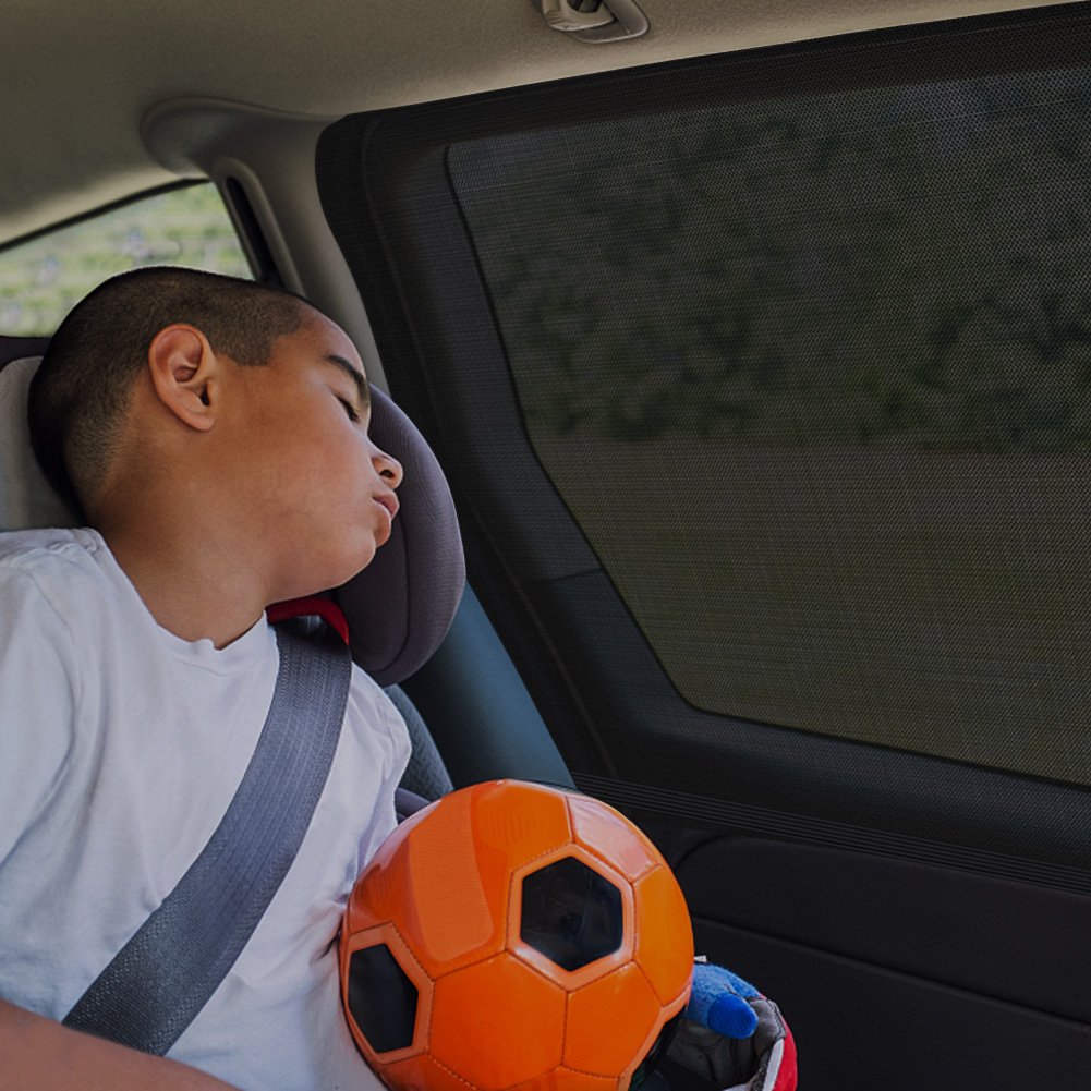 Alintor 2 Pack Car Window Shades, UV Protection for Kids Baby Adults Pets, Portable Car Sun Shades, 40\