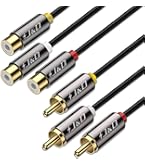 Amazon.com: J&D Audio Video RCA Cable, Gold Plated 3 RCA Male to