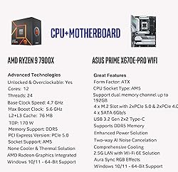 MICRO CENTER AMD Ryzen 9 7900X 12-Core 24-Thread