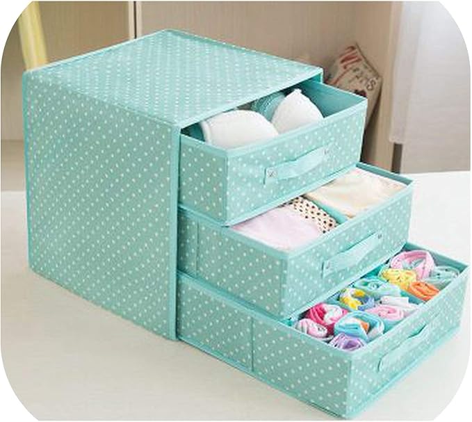 Plegable Divisor de Almacenamiento de Sujetadores Cajones de Tela no