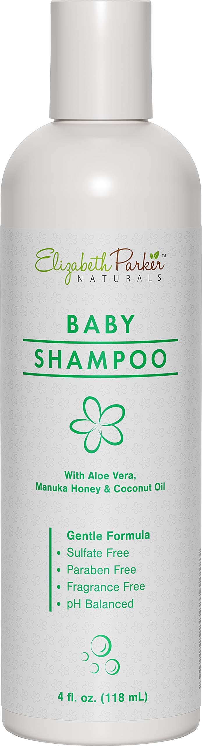 Cradle Cap Baby Shampoo - Hypoallergenic Shampoo with Gentle Formula for Dry & Itchy Scalp Relief - Natural & Organic with Manuka Honey and Coconut Oil - Soothe Eczema Psoriasis & Cradle Cap (4 oz)