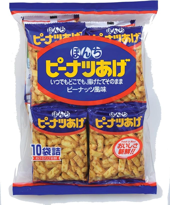 Amazon ぼんち 新10袋詰 ピーナツあげ 230g 8個 ぼんち せんべい 米菓 通販