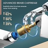 Hapilife Bath Tap Waterfall Mixer Chrome 2 Holes Deck Mounted Mono view 5