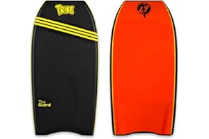 T Tribe Guard Bodyboards - Body Boards for Adults and Kids - Board for Waves - Boogie Board for Beach Bodyboarding (34", 36", 38", 39", 40", 41'', 42'', 43" & 44")