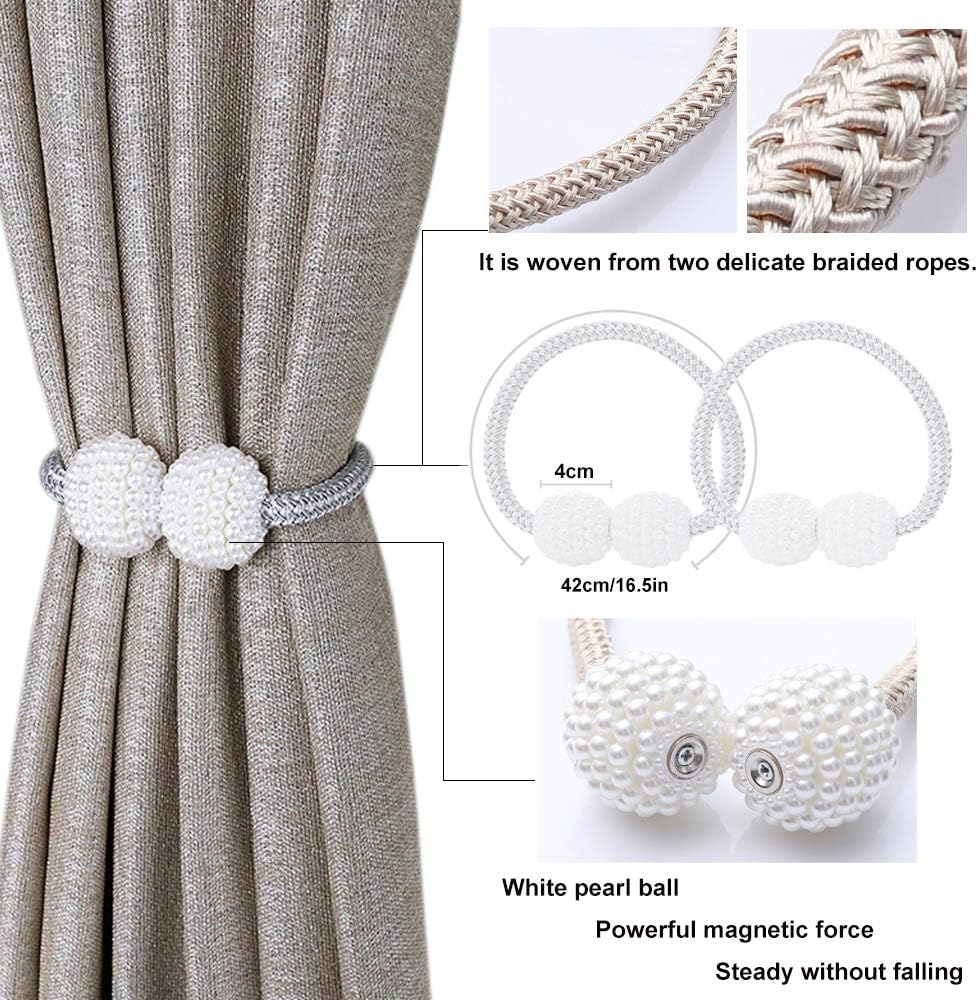 Magnetic Curtain Tie Backs - Image 3