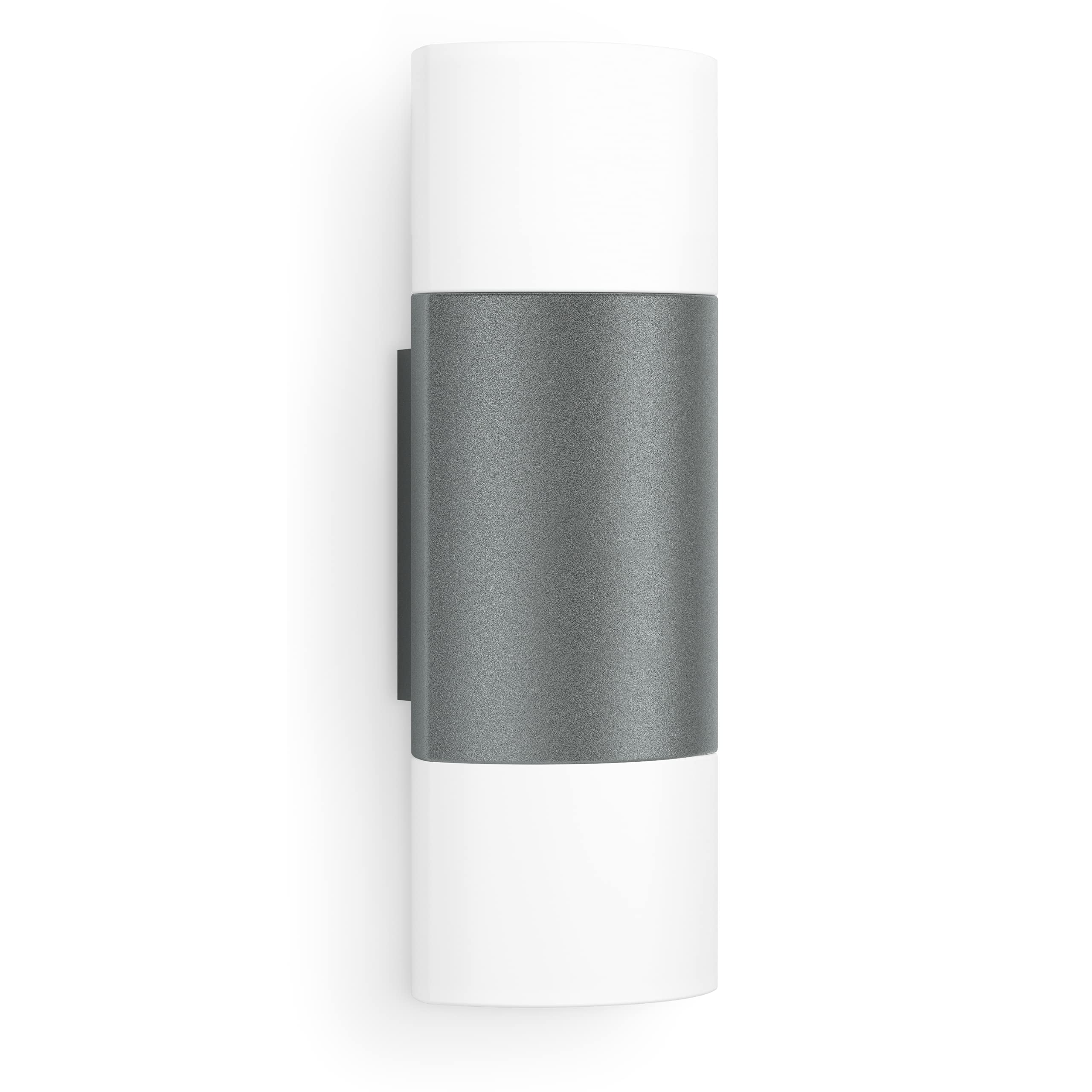 Steinel L 910 Wall Light, Anthracite, Up/Downlight Without Sensor, 9.8 W LED Outdoor Light, Warm White Wall Lamp, Aluminium