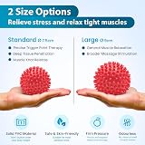 Beenax Lacrosse & Hard Spiky Massage Ball Set – Trigger Point Therapy view 3