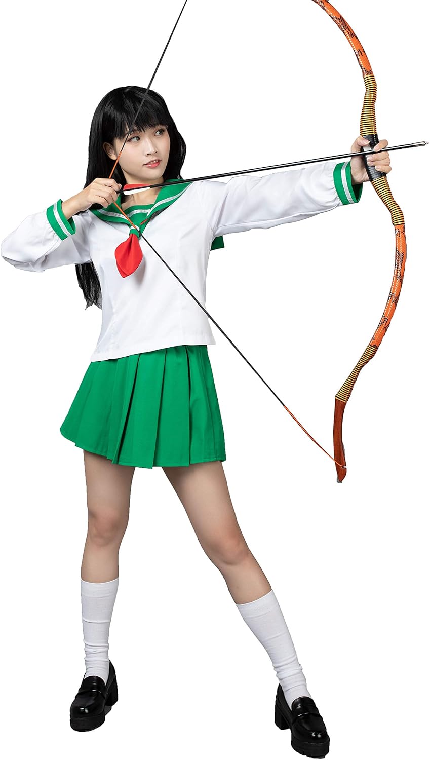 Cosfun Higurashi Kagome Cosplay Costume 