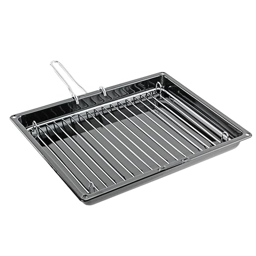 SPARES2GO Grill Pan Assembly for Neff Oven Cookers (355 x 280 x 43 mm