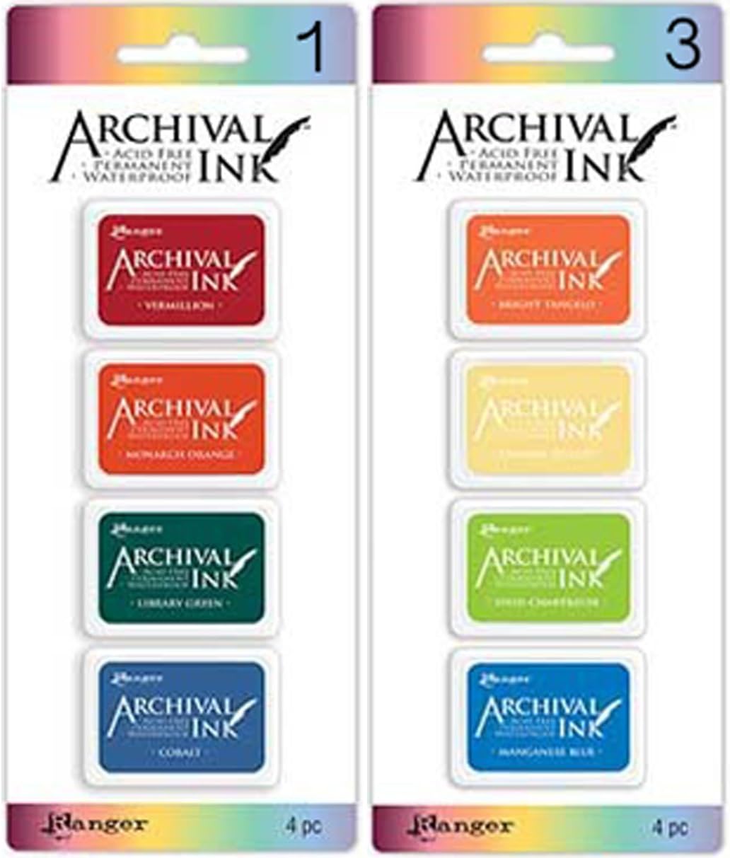 NEW SPECIAL BUNDLE Ranger - Archival Mini Ink Pads Kits 1 AND 3