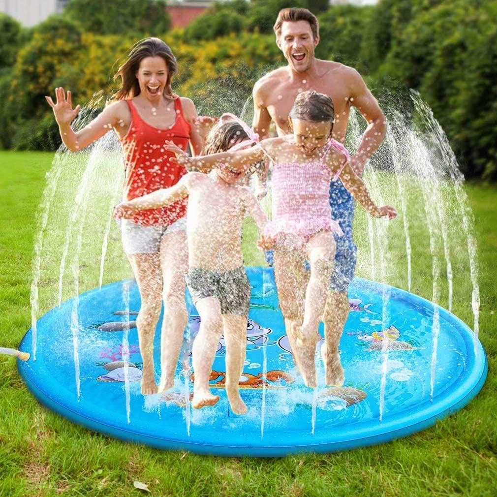 Splash Pad Play Matte Sprinkler Play Matte Kinder Wasser Sprinkler Pad
