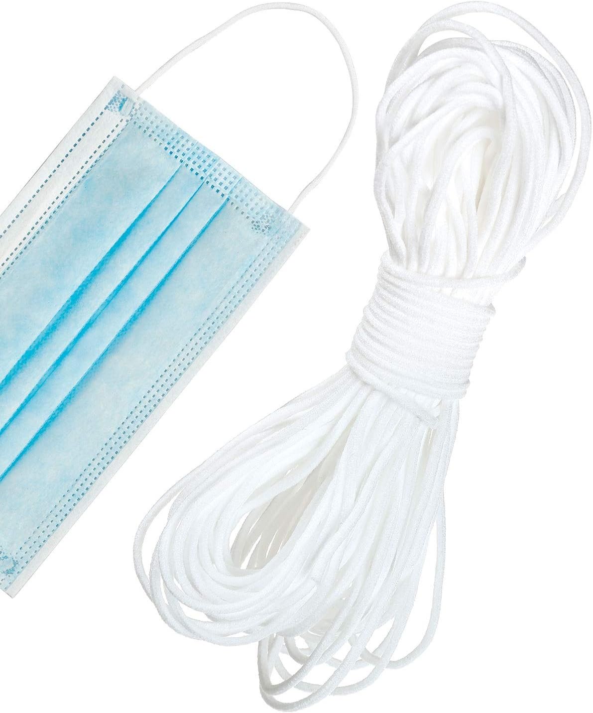 DIY 6mm wide elastic cloth mask elastic face mask elastic 10 yards