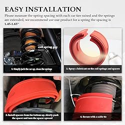 2PCS Front-Rear Coil Spring Spacer for