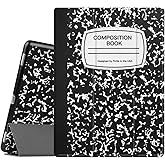 Fintie Case for iPad Pro 12.9 (2nd Gen) 2017 / iPad Pro 12.9 (1st Gen) 2015 - [SlimShell] Ultra Lightweight Standing Protective Cover with Auto Wake/Sleep, Composition Book Black