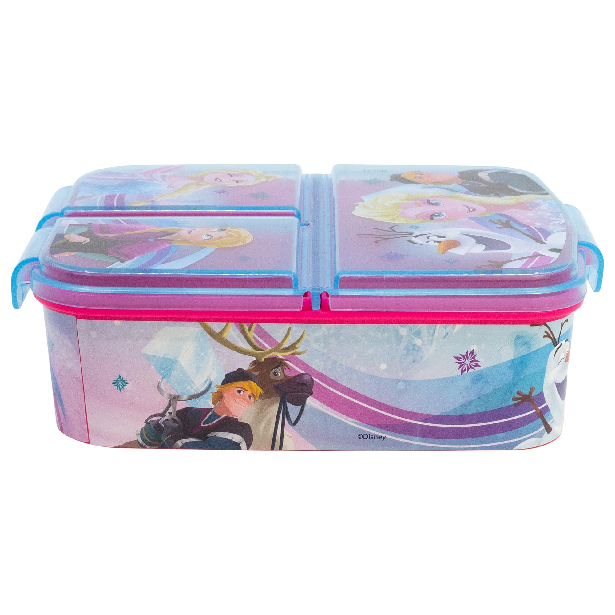 Stor | FROZEN Kids Children’s 3 Compartment Sandwich Lunch Box