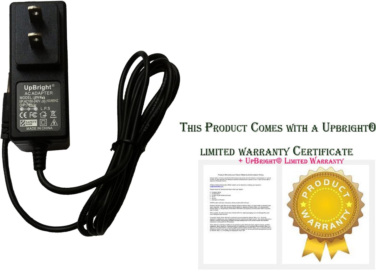 UpBright 9V AC/DC Adapter Compatible with TRENDnet TK-802R TK-803R KVM Switch 9VDC 1A 9W DC9V 1000mA 9.0W 9.0V 1.0A 9 W 9 V 1 A 9.0 VDC 1.0 A Switching Power Supply Cord Cable Battery Charger PSU