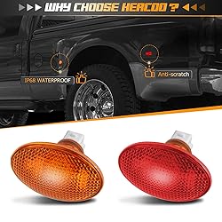 HERCOO LED Dually Bed Fender Side Marker Lights