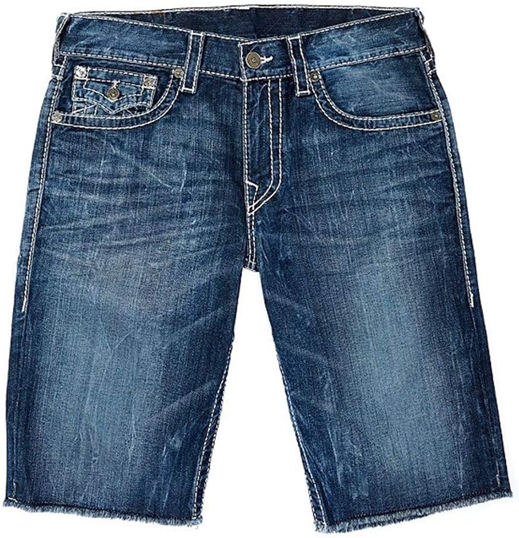 True religion mens denim shorts Clearance