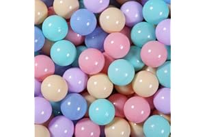 GUESVOT Ball Pit Balls Plastic Balls for Ball Pit Phathalate Free BPA Free Plastic Balls 100pcs 2.2" Set for Toddlers for Play Tent Tunnel