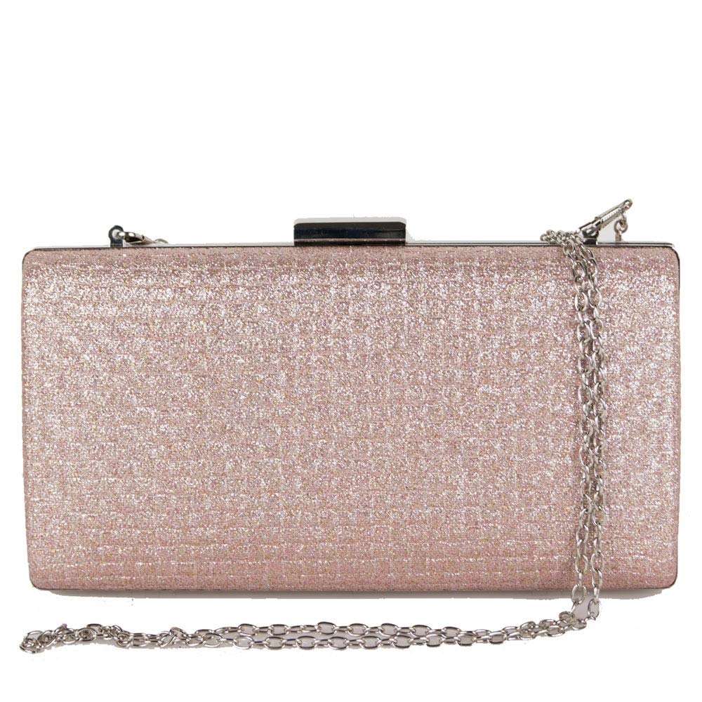 Pochette eleganti da cerimonia donna ragazze signore borse piccole gioiello  clutch glitter brillantini matrimonio argento oro borsette a mano nera e  dorata da sera estate 2019 in Tessuto glitterato Pochette e Clutch