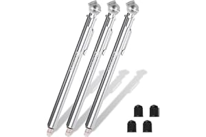 AWELTEC Pencil Tire Pressure Gauge (10-75PSI) Stainless Steel Body and Metal Made Nozzle 3 Measurements for Cars, Pickups, RVs, Bicycles (3 Pack)