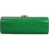 Tasysain Women PU Leather Long Purse Handbag Crocodile Pattern Shoulder Clutch Bag for Casual Party