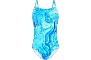 Snowheart Girls Swimsuit One Piece Sleeveless Bathing Suits Summer Beach Swimwear for 2-12 Years Old